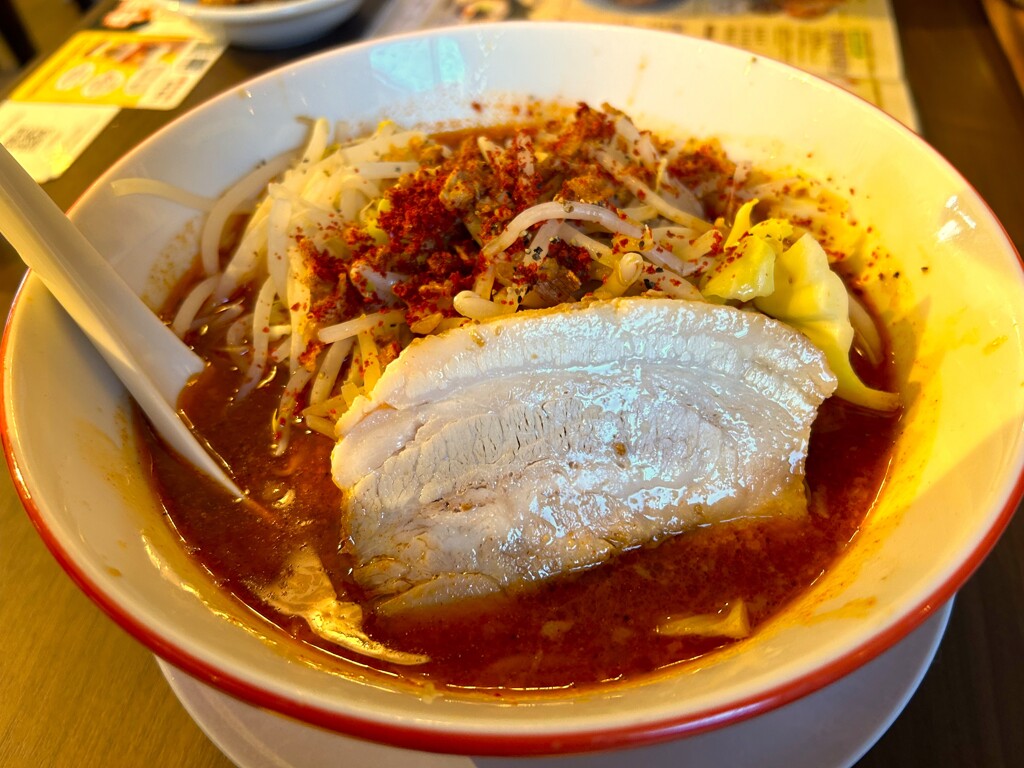 旨辛豚ラーメン