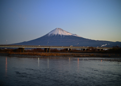今朝の富士
