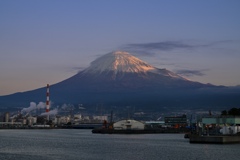 今朝の富士
