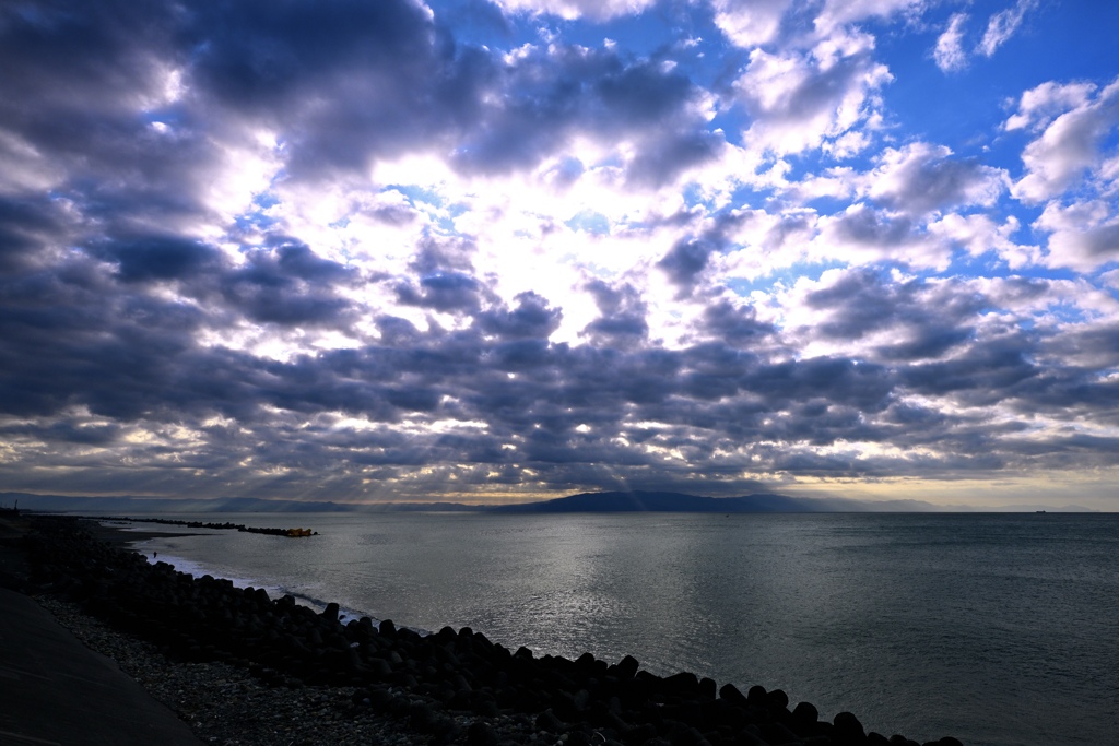 駿河湾朝景