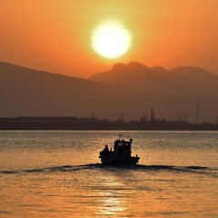 老漁師の朝