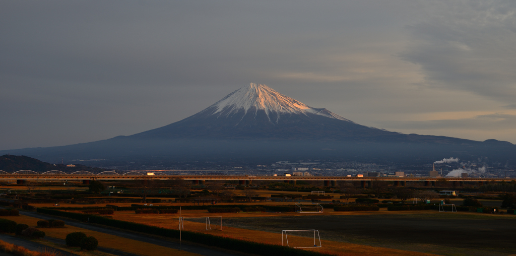 今朝の富士