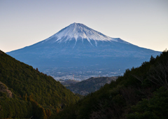 今朝の富士