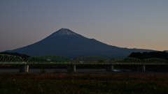 今朝の富士