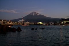 今朝の富士