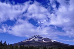 初冬の富士