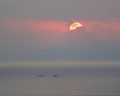 駿河湾の朝