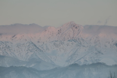 早春の後立山連峰その２