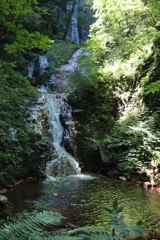 権現滝からの清流
