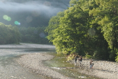 上高地にて