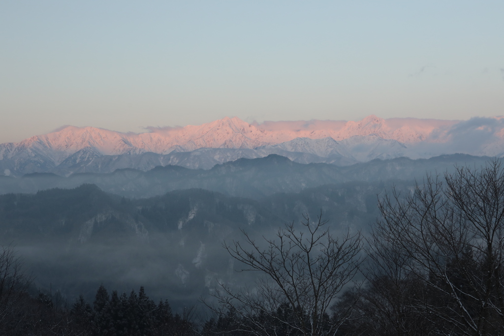 早春の後立山連峰その３