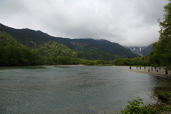 大正池にて