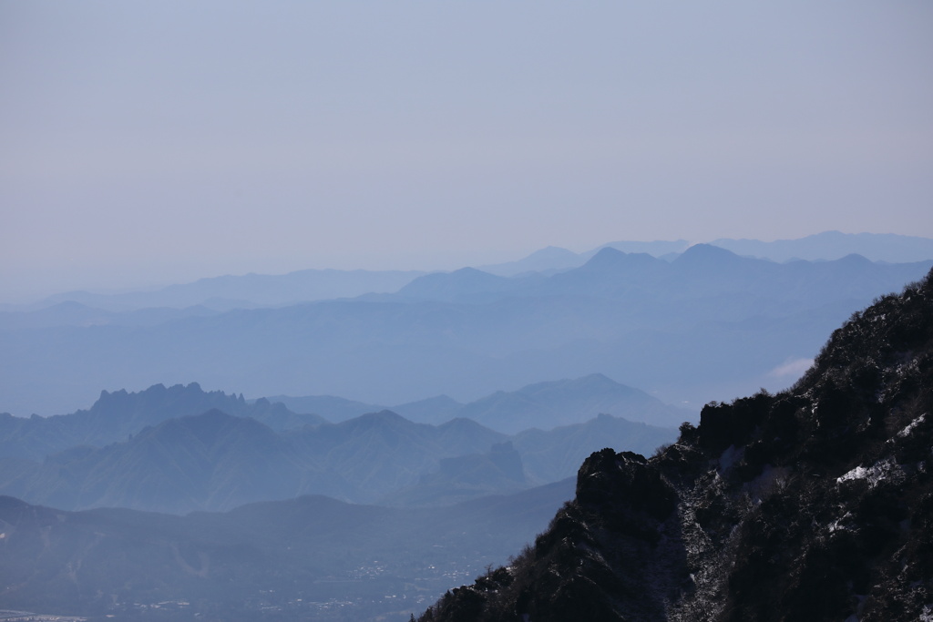 黒斑山にて