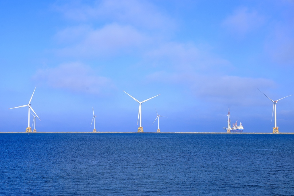 洋上の風力発電