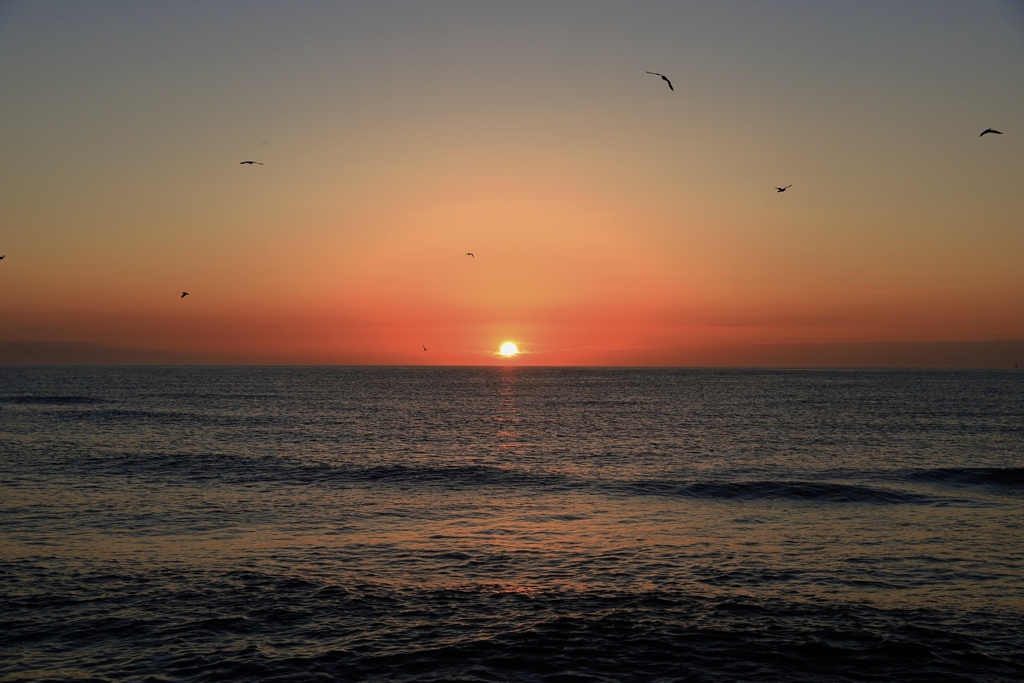 明日への夕日