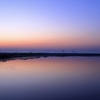 石狩川の夜明け