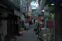 暮時の路地