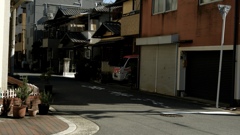 日陰で休憩