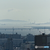 遠くに見える明石大橋