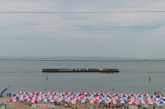 休日の須磨海浜公園