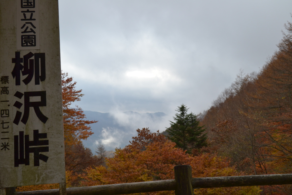 山梨　大菩薩ライン　柳沢峠