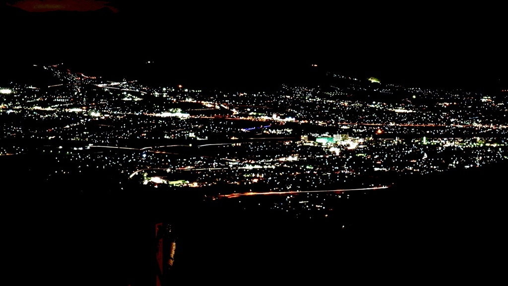 Night view from Hottarakashi Campsite