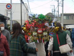 縁起を担いで帰る