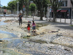 街中に涼を求めて