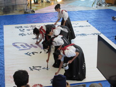 習字パフォーマンス