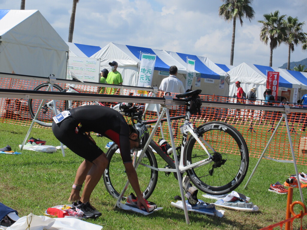 バイクからランに