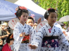 子供たちも頑張る