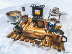 雪上キャンプ