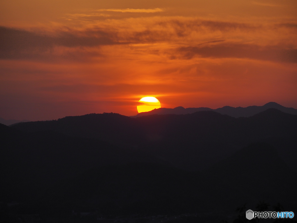 佐野の夕日