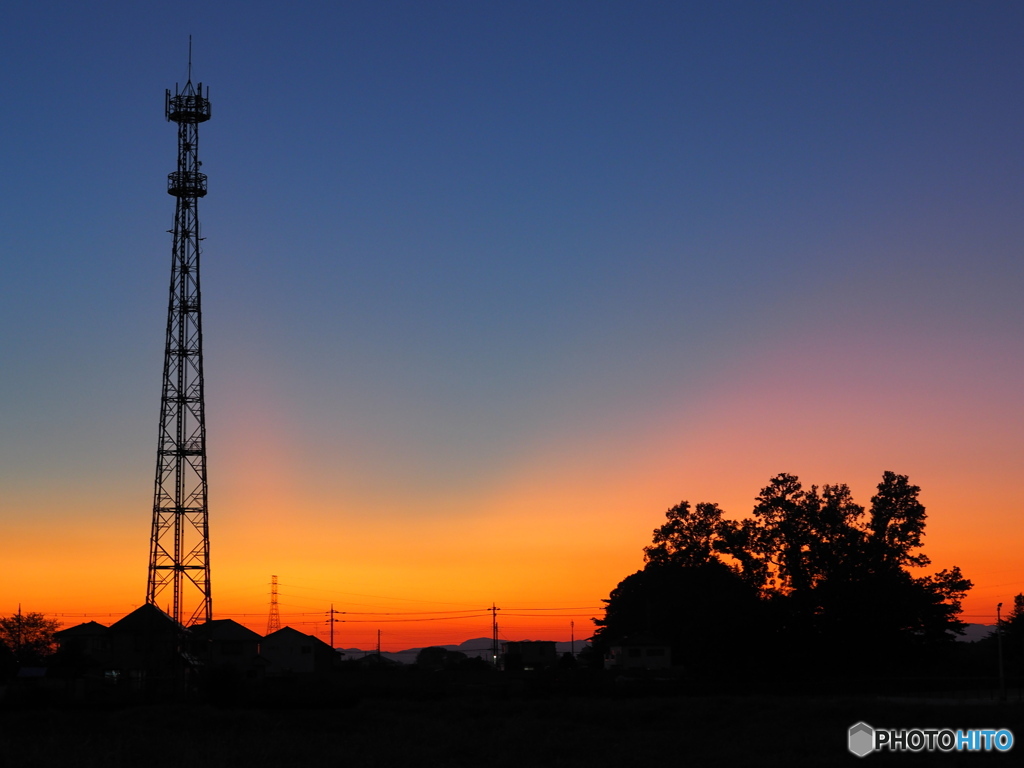 ある日の夕焼け