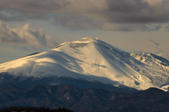 冬の浅間山