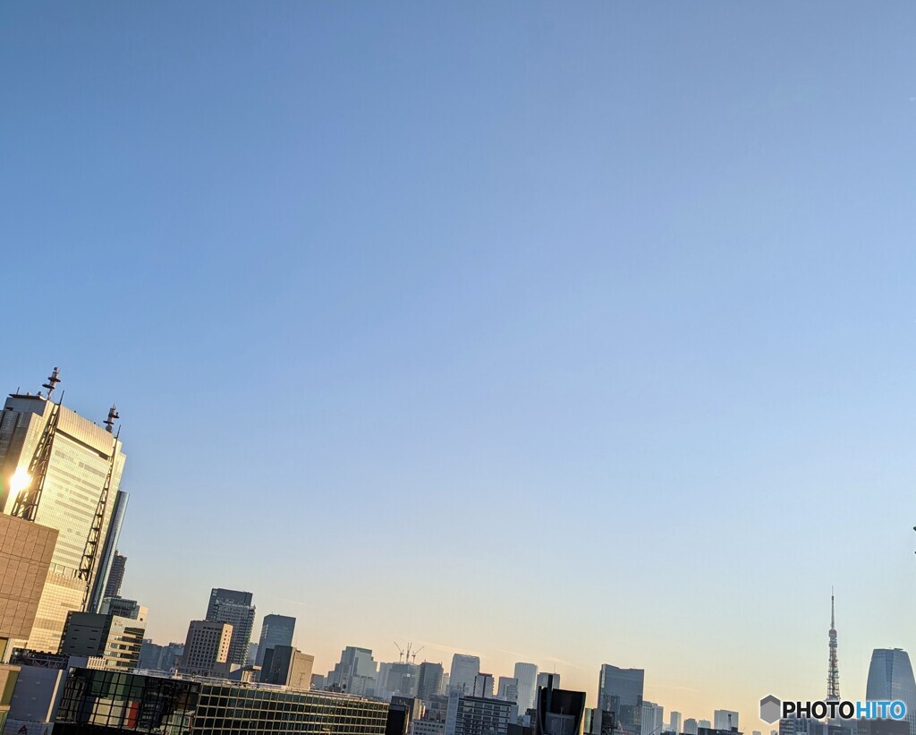 銀座 某ビル屋上から