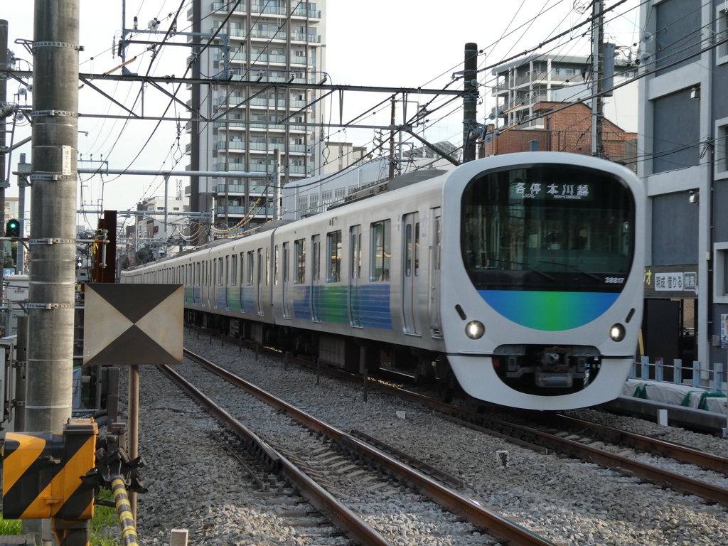 スマイルトレイン、沼袋駅へ