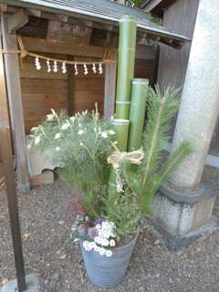 御嶽神社の門松
