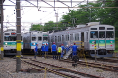 臨時列車出発準備完了！