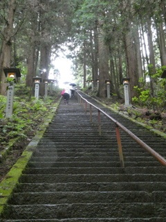 慈雲閣への階段