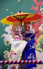 足踊りのカップル 足踊りのカップル