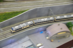 フリーの特急電車流し撮り