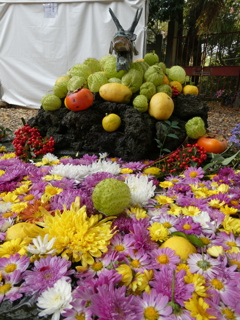 仙波東照宮の花手水