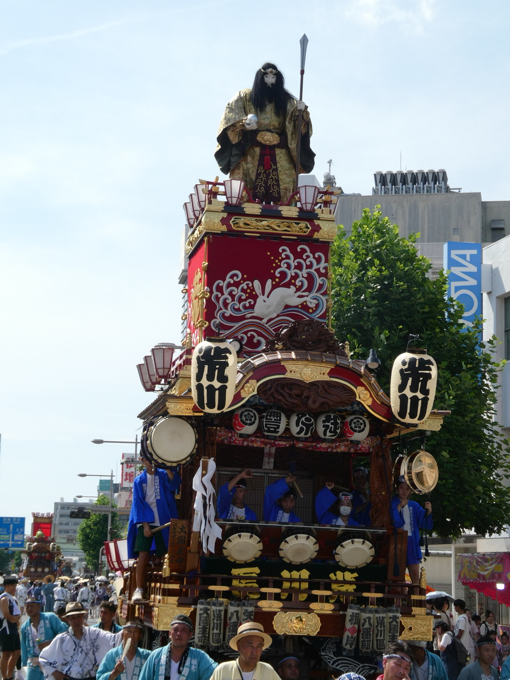 荒川区の山車「大国主命」