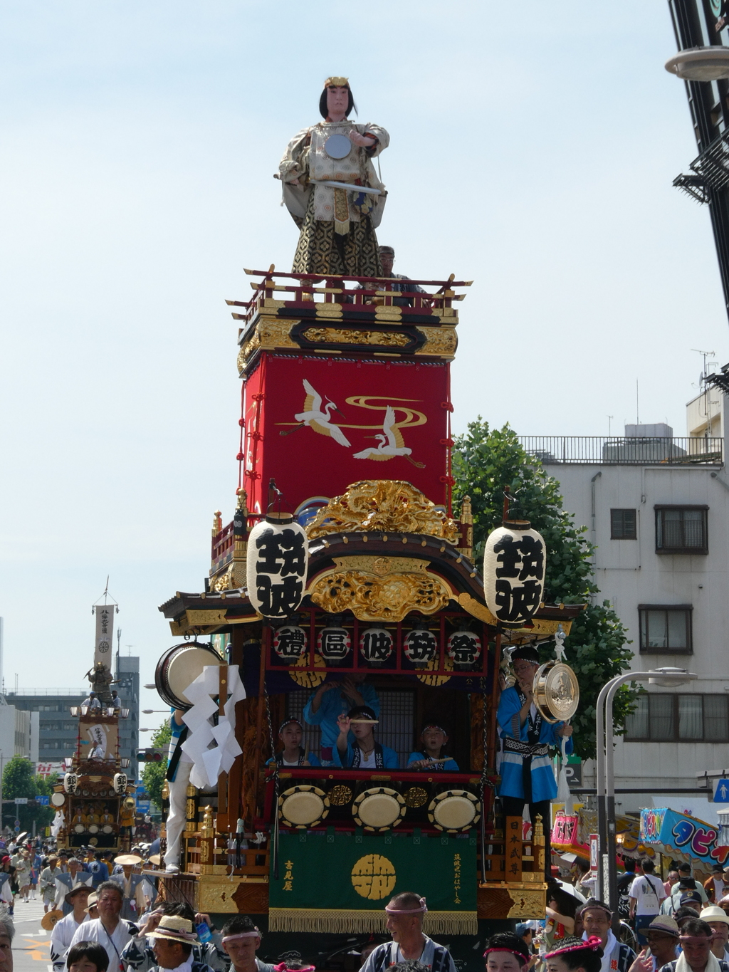 筑波区の山車「日本武尊」