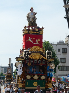 筑波区の山車「日本武尊」