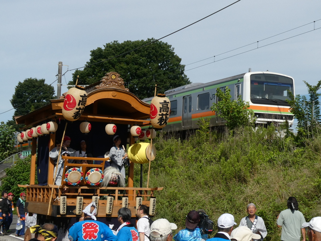 山車と川越線