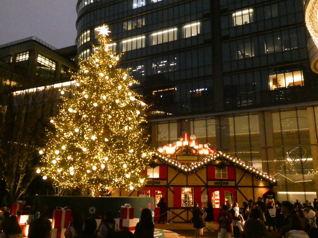 クリスマスツリーとケーテ・ウォルファルト