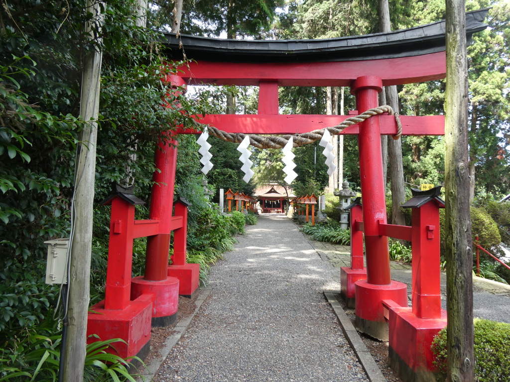 芳賀安住神社の厳島鳥居