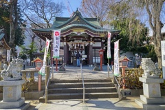 年の瀬の川越八幡宮